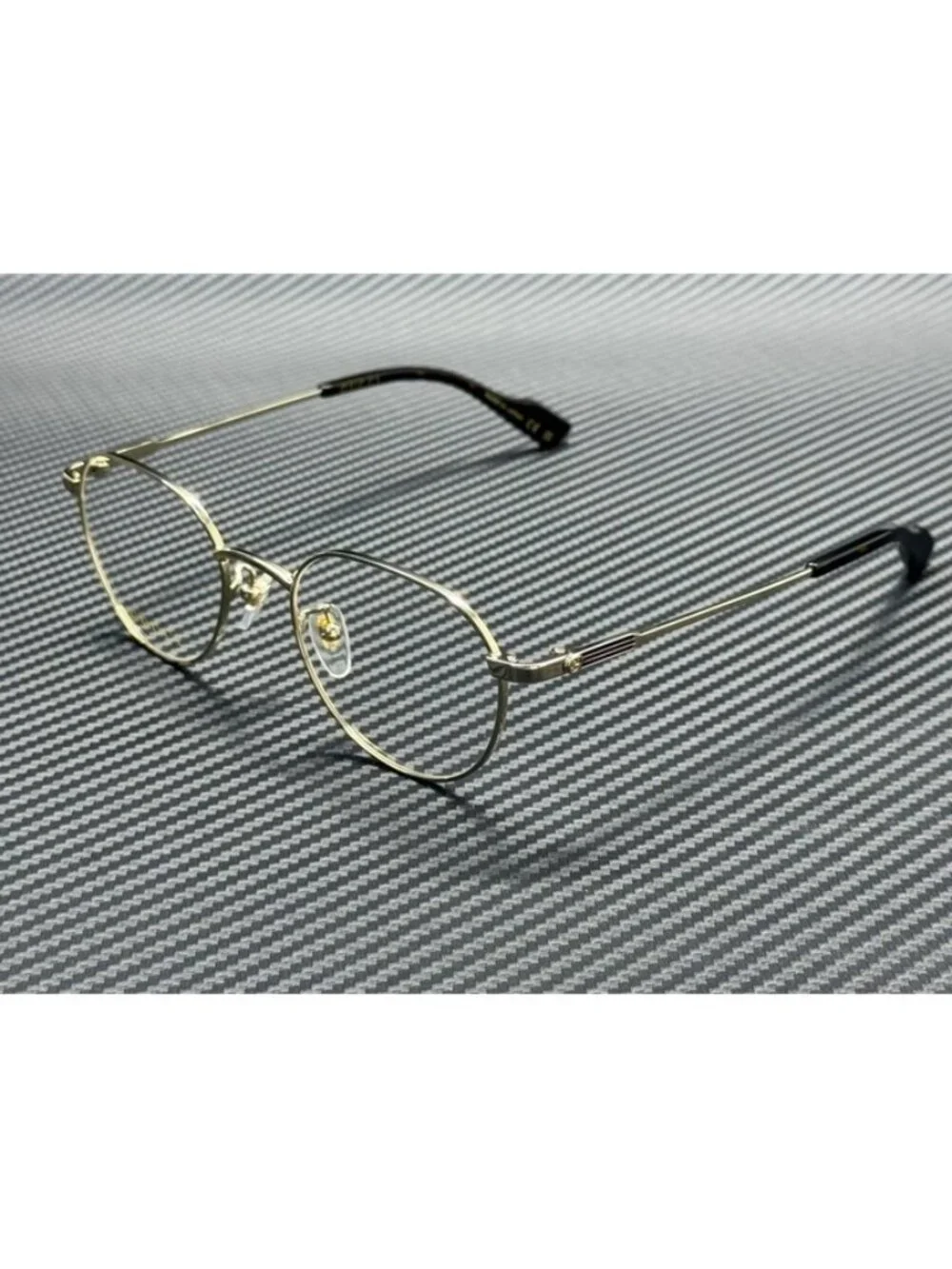 New Gucci Men Gold Eyeglasses 51-20-145